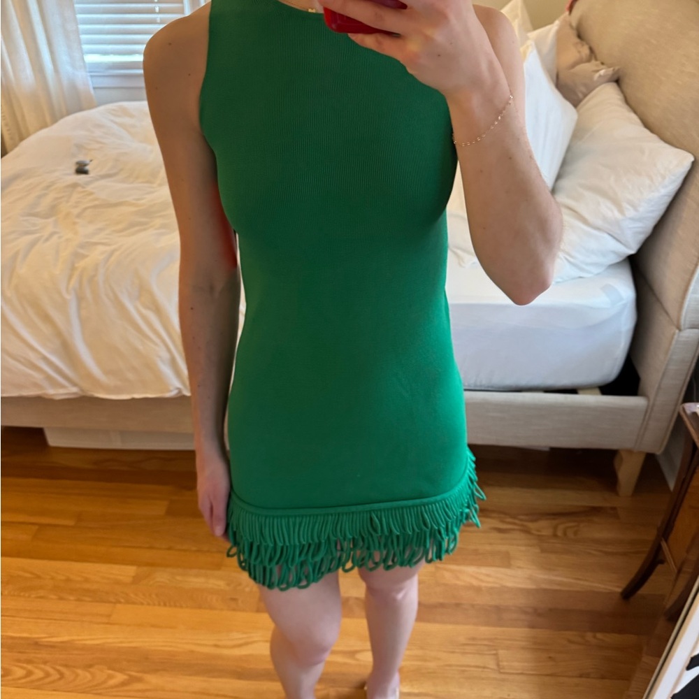 SIMON MILLER - Albers Knit Mini Dress In Green XS